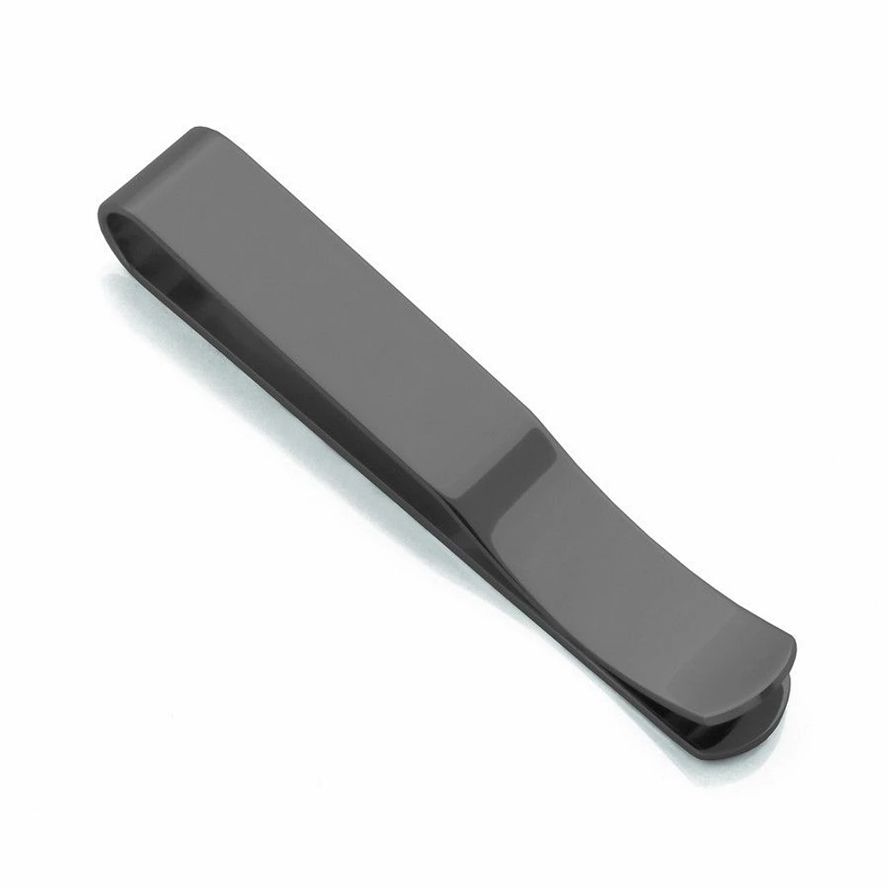 STEELX Stainless Steel Black Plated Tie Clip