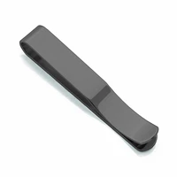 STEELX Stainless Steel Black Plated Tie Clip