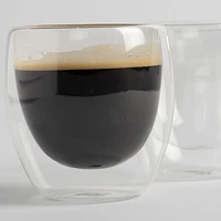 LC Studio Gusto Doubled Walled Caffè Glasses, Set of 2