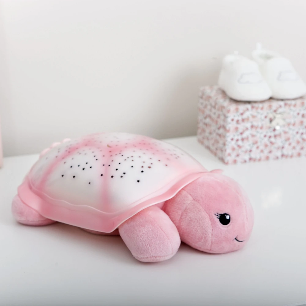 Twinkling  Twilight Turtle® Night Light - Pink