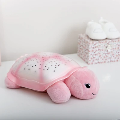 Twinkling  Twilight Turtle® Night Light - Pink