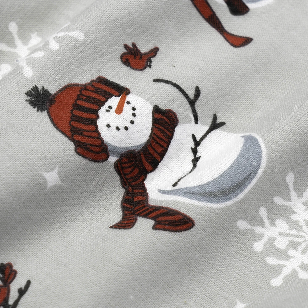 Snowman Flannel Sheet Set