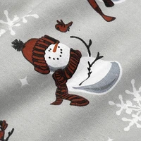 Snowman Flannel Sheet Set
