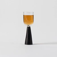 Pyramid Shot Glass, Set of 4 - Black, 40ml