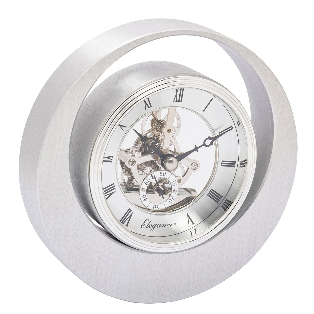 Elegance Rock and Roll Skeleton Clock