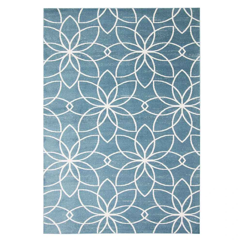 Aqua Terali Contemporary Area Rug
