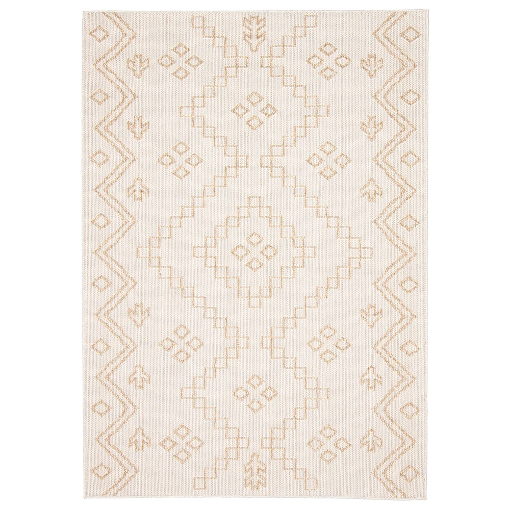 Caral Contemporary Taupe Area Rug