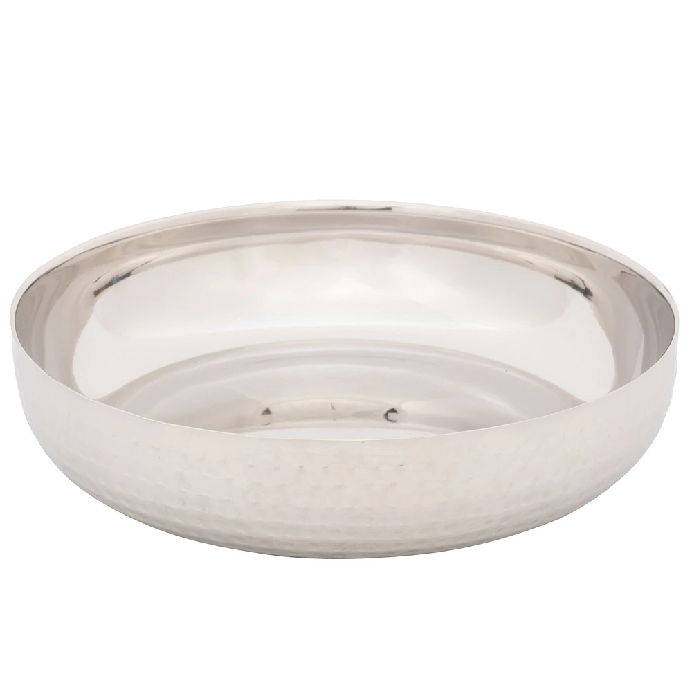 Elegance Hammered Stainless Steel Double Walled Bowl