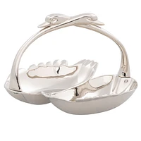 Elegance Swan Double Dish - 5.75