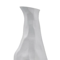 Vase Blouin en grès céramique blanche