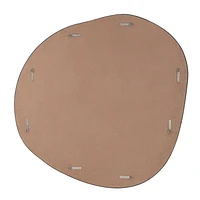 Lunaria 45" Tall Irregular Round Mirror