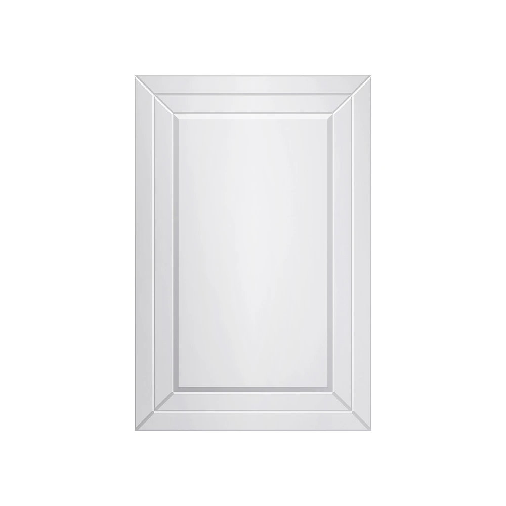 Bay miroir rectangulaire en verre