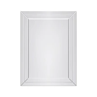 Bay miroir rectangulaire en verre