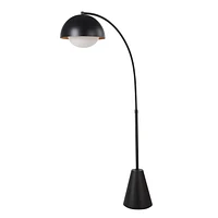 Cooke 65 - 75" Tall Matte Black Floor Lamp with Shade