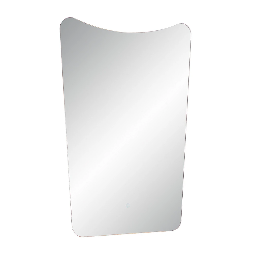 Miroir Rimini LED rectangulaire de 36 po de hauteur