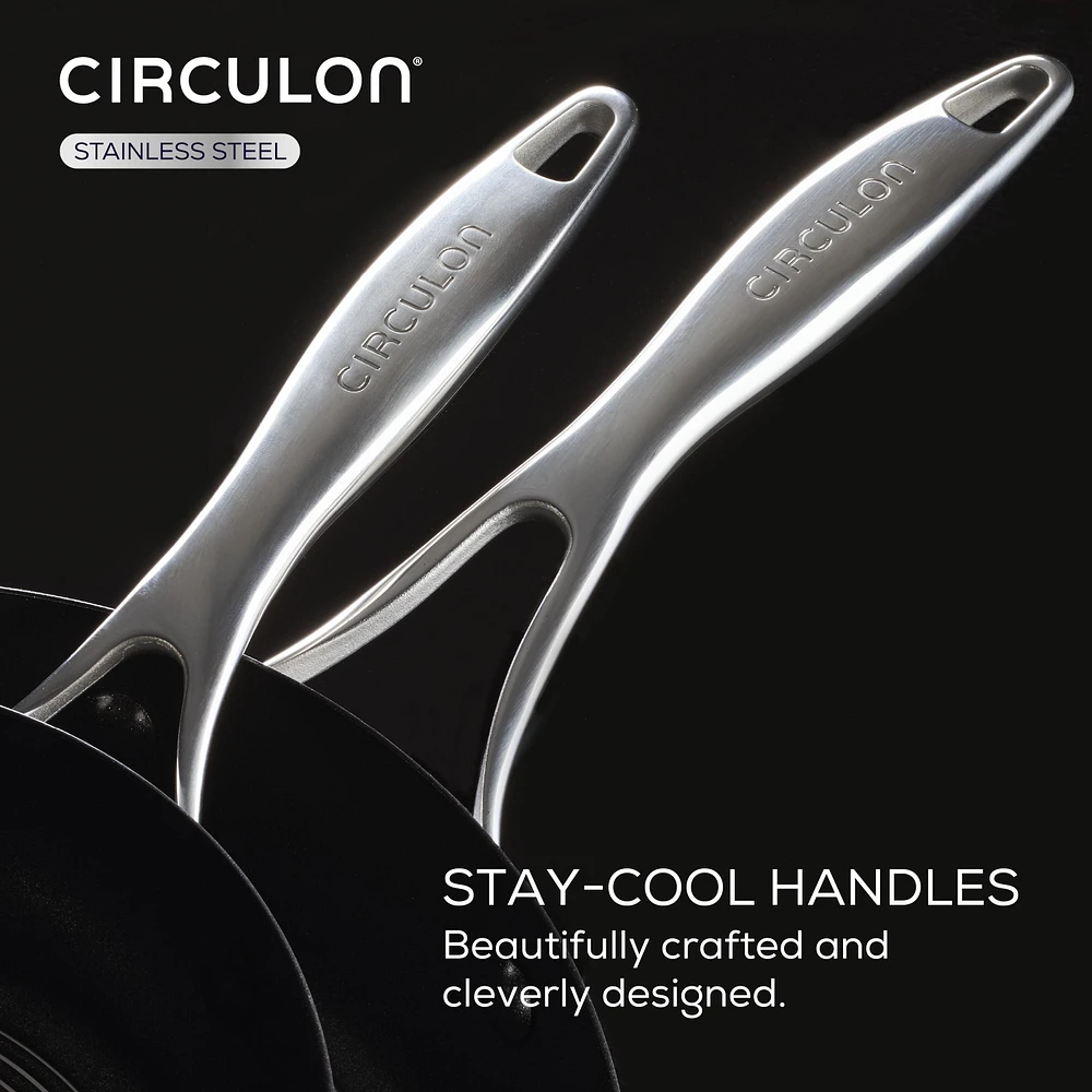 Set of 2 Circulon Steel Shield S-Series Nonstick Pan