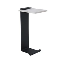 Table d'appoint Dorville en aluminium noire