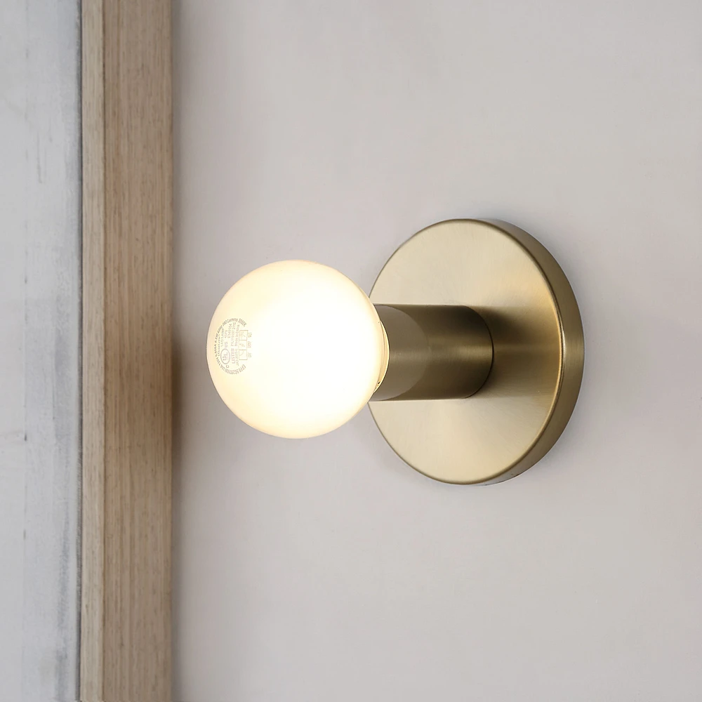 Dania 5" Burnished Brass 1-Light Wall Sconce