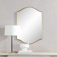 Miroir en arc rectangulaire Florianne champagne