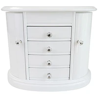 Mele and Co Heloise Jewellery Box in White