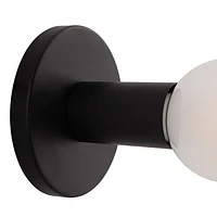 Thessa 5" Matte Black 1-Light Wall Sconce