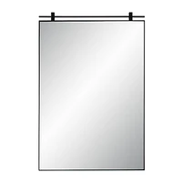 Miroir rectangulaire Titel noir mat