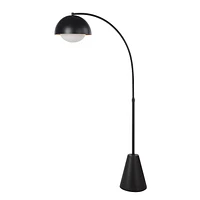 Cooke 65 - 75" Tall Matte Black Floor Lamp with Shade