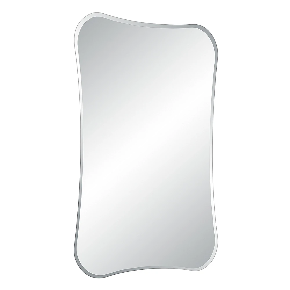 Kalmia 36" Tall Rectangular Irregular Mirror