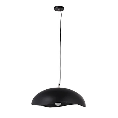 Filomena 22" Wide 1-Light Chandelier, Matte Black