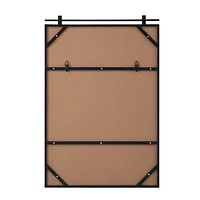 Titel 36" Tall Rectangular Mirror, Matte Black