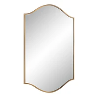 Miroir en arc rectangulaire Florianne champagne