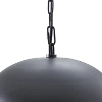 Kochi 15.25" Wide 1-Light Chandelier, Matte Black