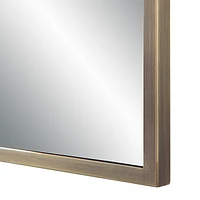 Cider 45" Tall Rectangular Mirror, Brushed Bronze