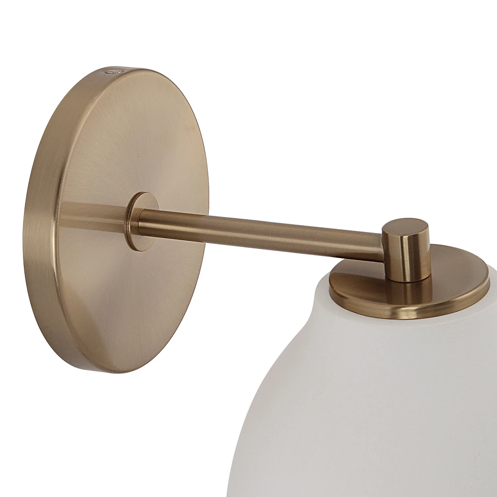 Mazia 8.5" Burnished Brass 1-Light Wall Sconce