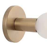 Dania 5" Burnished Brass 1-Light Wall Sconce