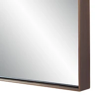 Marigold 60" Tall Rectangular Mirror, Antique Brushed Brass