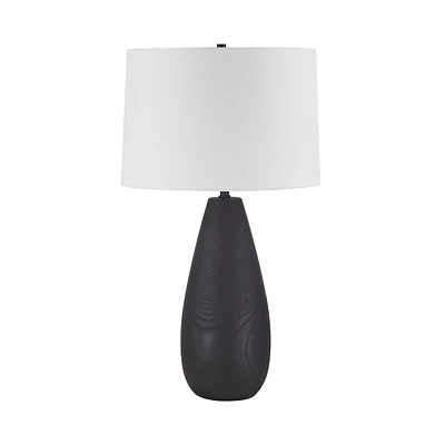 Lampe de table Tala en fer noir enduit de poudre