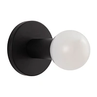 Thessa 5" Matte Black 1-Light Wall Sconce