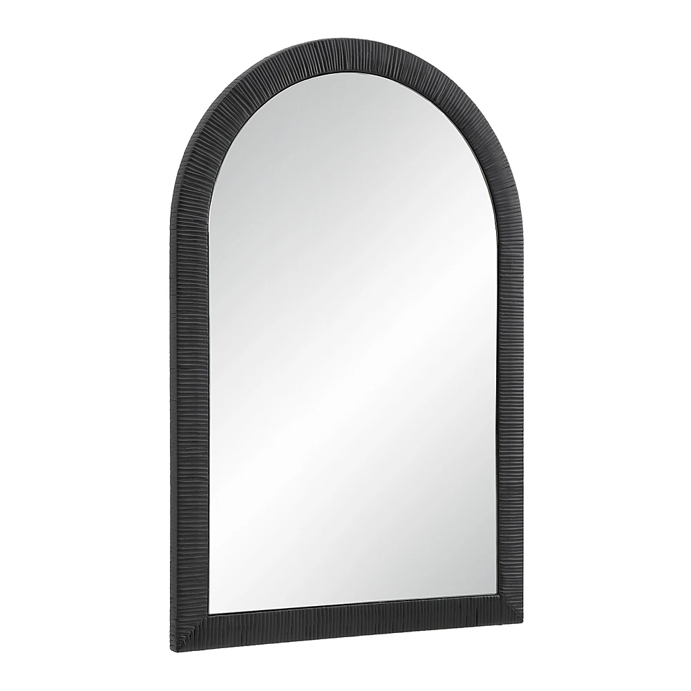 Miroir Prilly rectangulaire noir