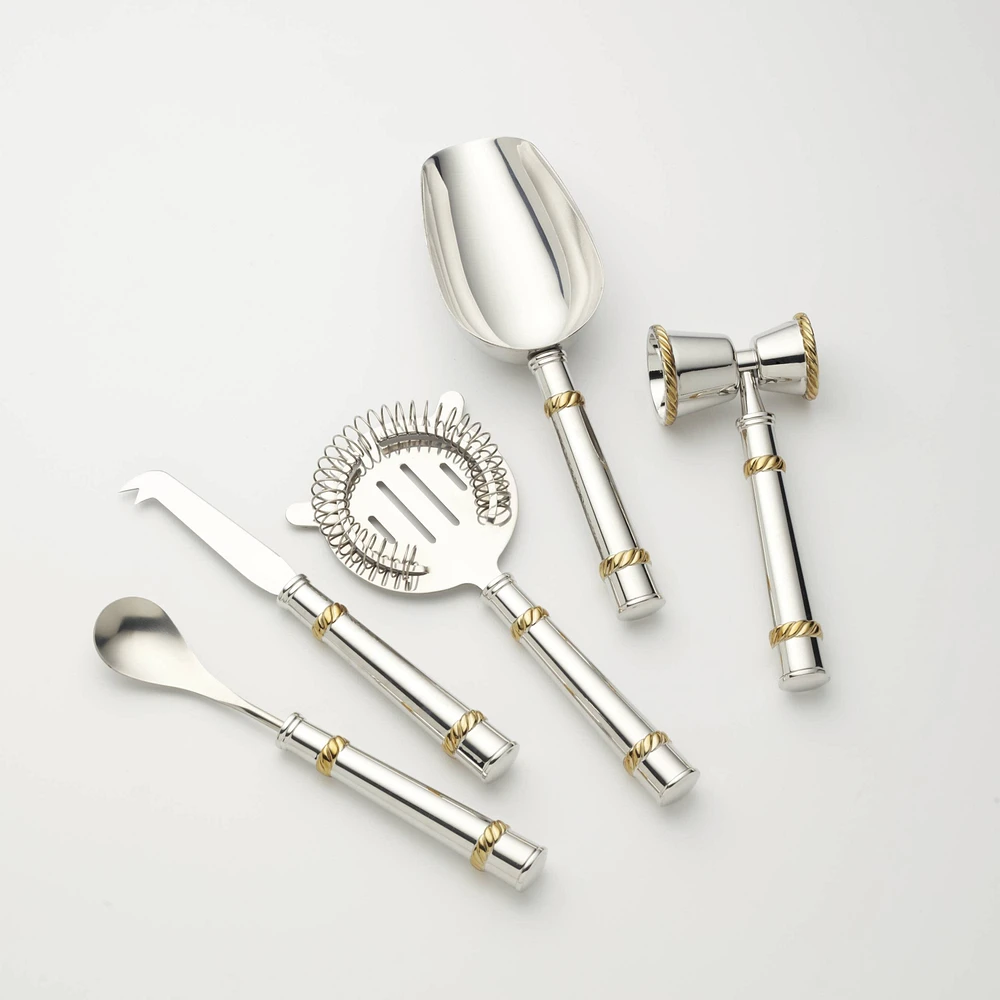  Reed & Barton Roseland Bar Tool Set 