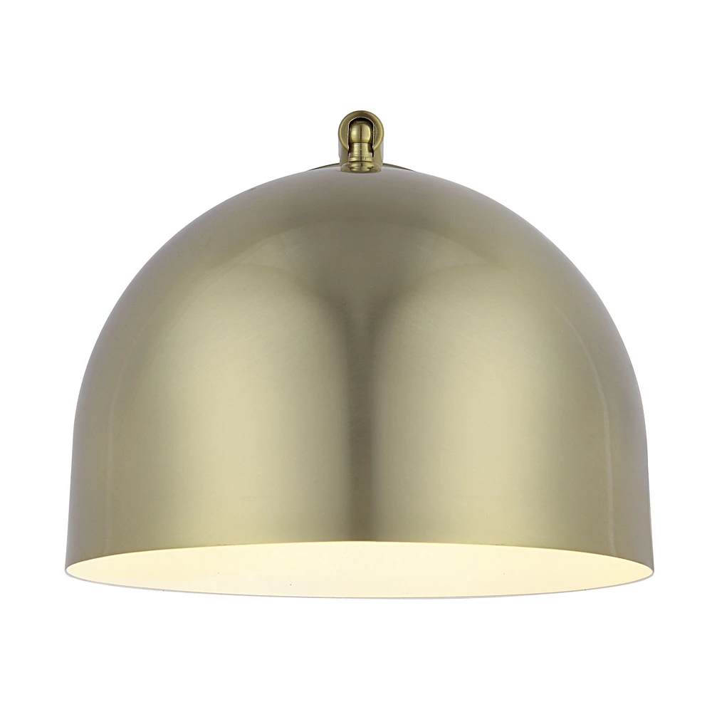 Conali 8" Burnished Brass 1-Light Wall Sconce