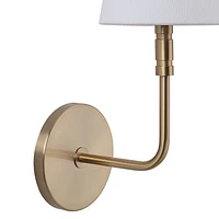 Milia 14.5" Burnished Brass 1-Light Wall Sconce