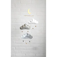 Mobile, nuage et étoile - Blanc