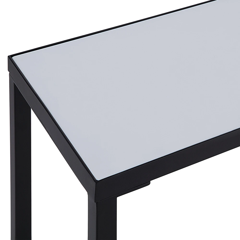 Table Console Bodin en Fer Noir