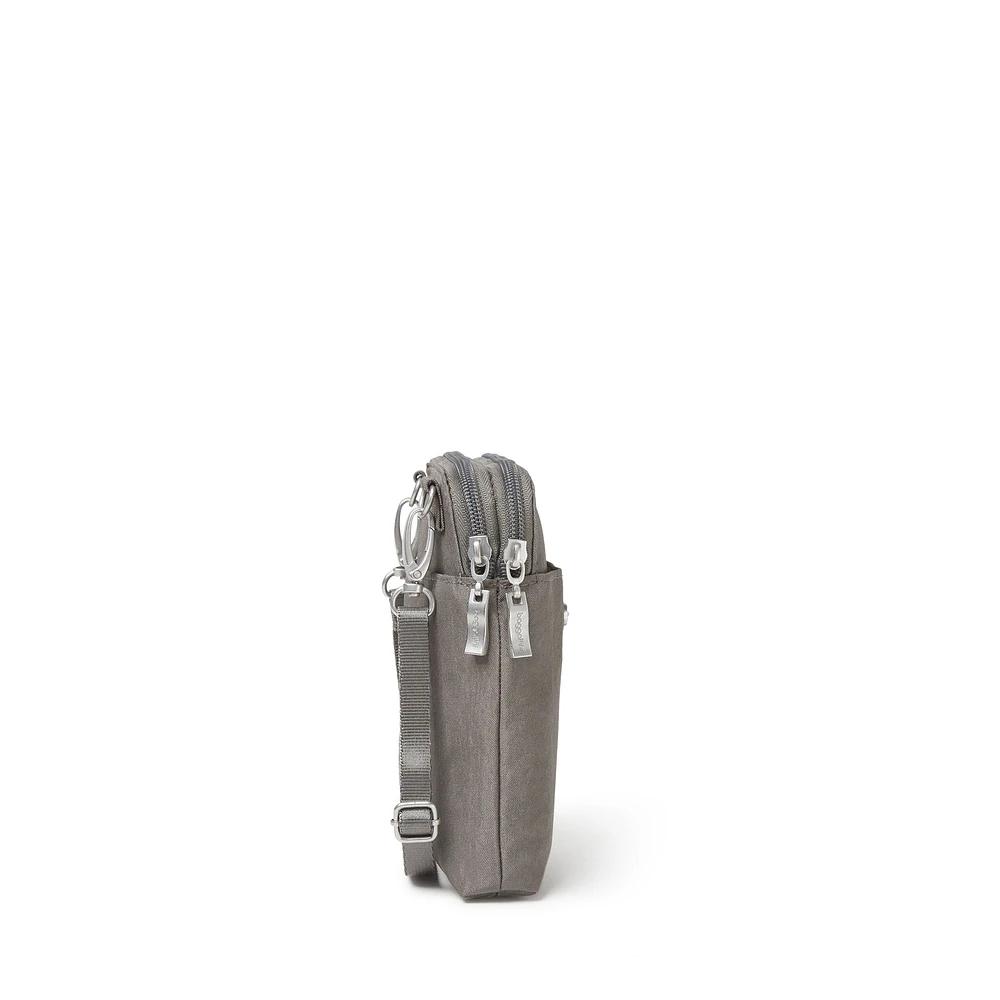 Take Two Rfid Bryant Crossbody - Sterling Shimmer