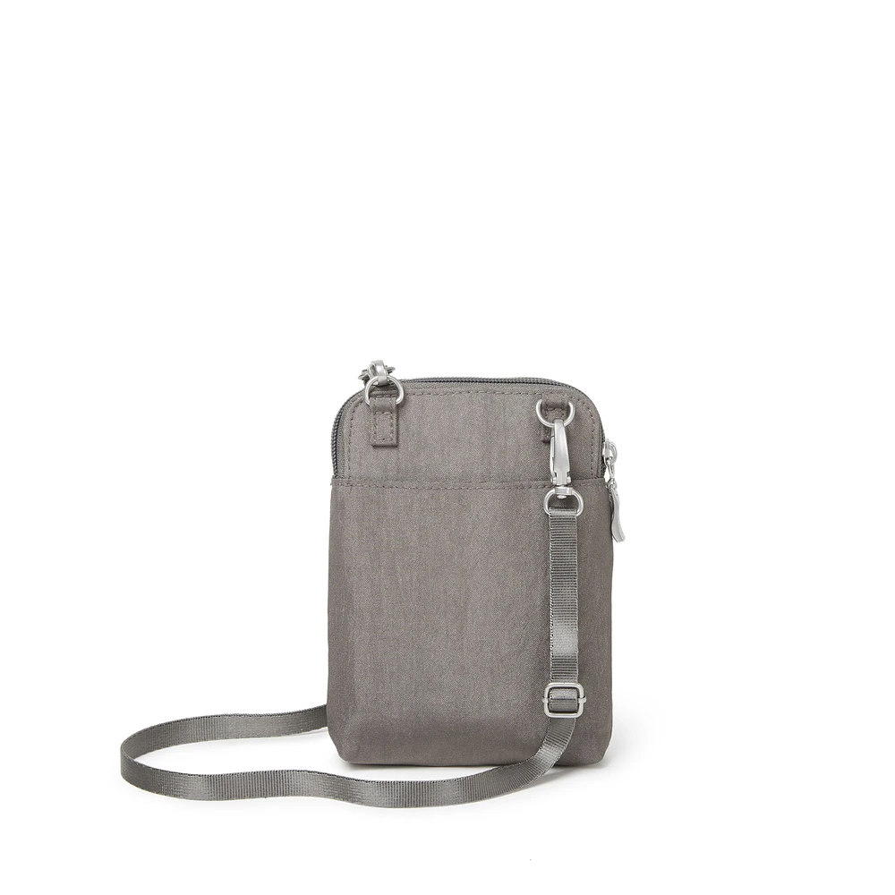 Take Two Rfid Bryant Crossbody - Sterling Shimmer