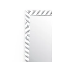 Miroir de porte Triangles Tory - Blanc/Gris