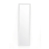 Miroir de porte Triangles Tory - Blanc/Gris