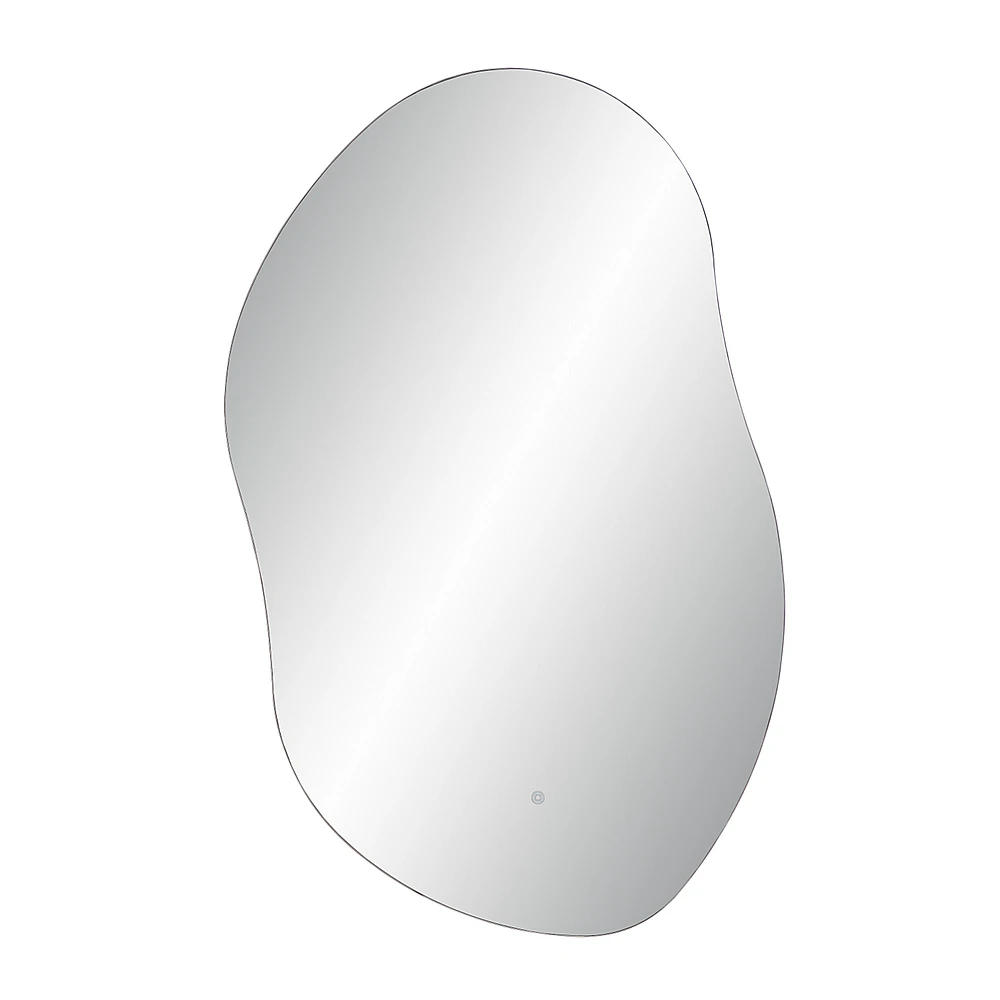 Forli 45" Tall Irregular LED Mirror, Clear