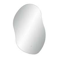 Forli 45" Tall Irregular LED Mirror, Clear